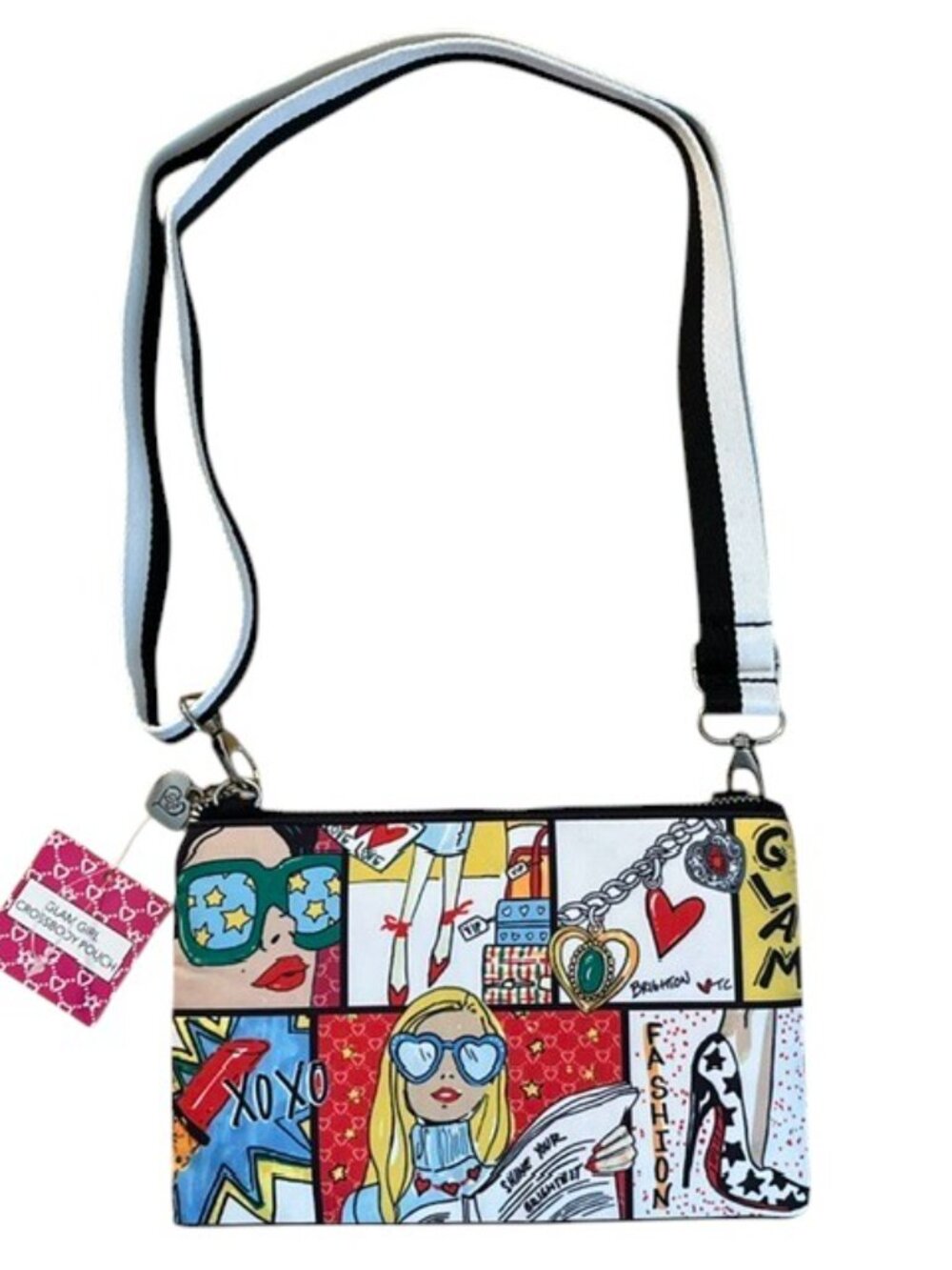 BRIGHTON x TOM CLANCY Glam Girl Crossbody Bag/Pouch NWT